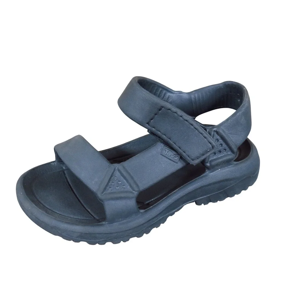Teva Hurricane Drift Toddler Sport Sandals Size 10 Water Friendly Black EVA